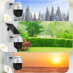 Solar Powered Wireless WiFi Surveillance Camera